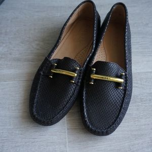 Ralph Lauren Caliana Loafers in Snakeskin